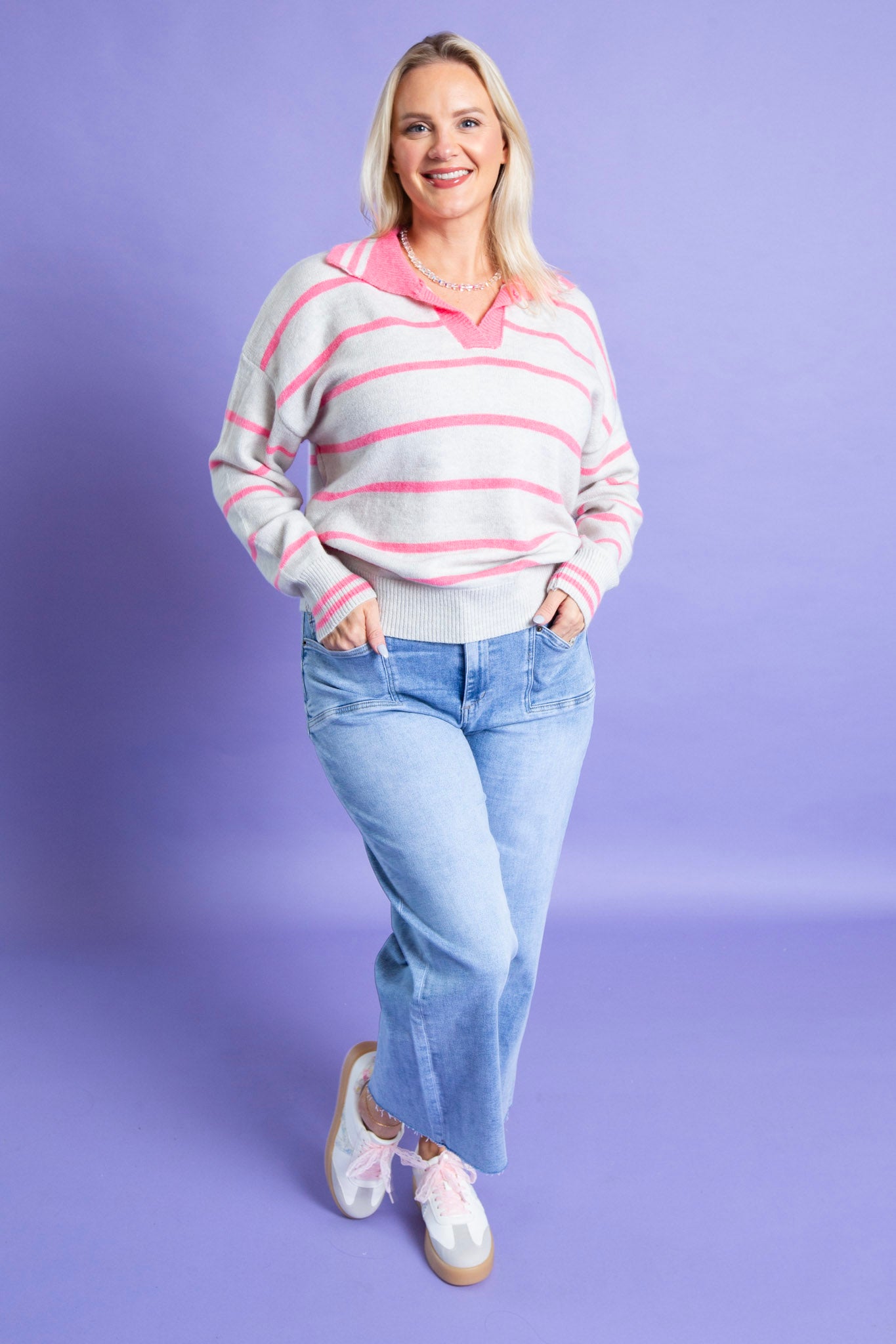 Rose Fog Sweater