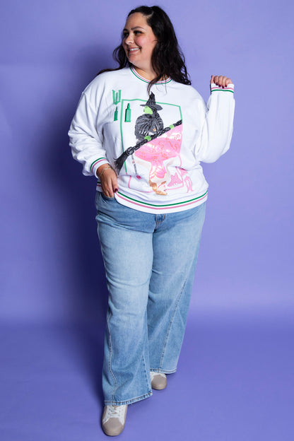 QUEEN OF SPARKLES | Licensed Elphaba and Glinda Sweater