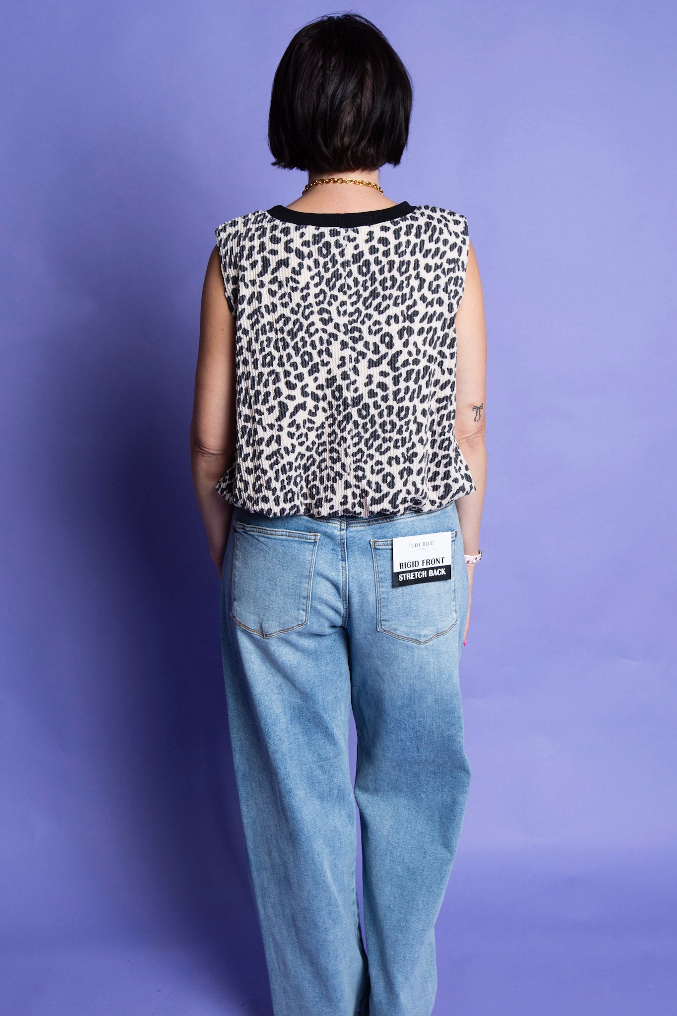 Ivory Leopard Top | Reg & Plus