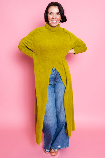 Evergreen Sweater Split