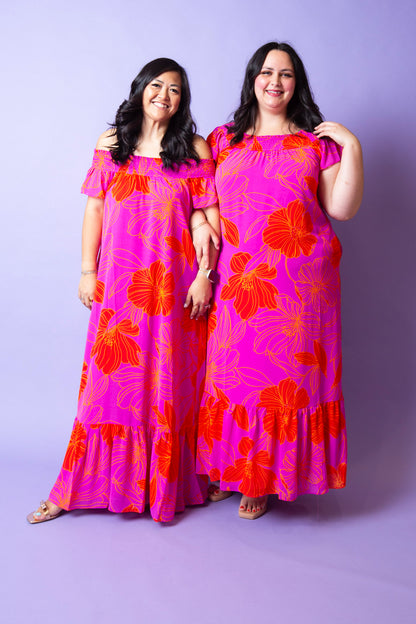 Hibiscus Haze Dress