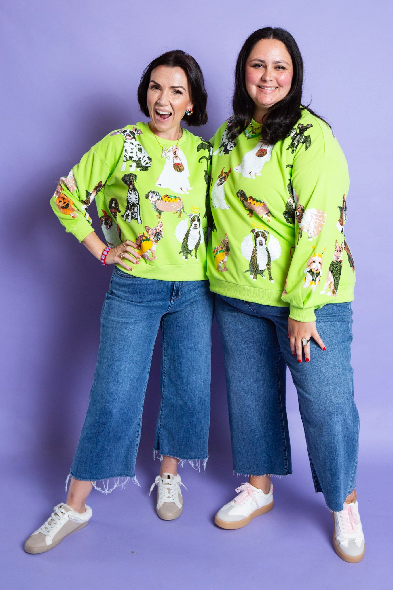 Queen of Sparkles | Halloween Dogs Sweatshirt