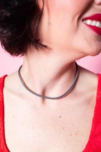 Nickel & Suede | Cord Necklaces Gold Hardware