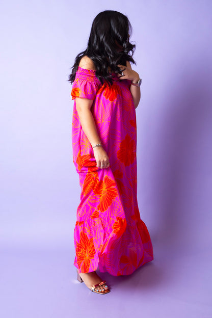 Hibiscus Haze Dress