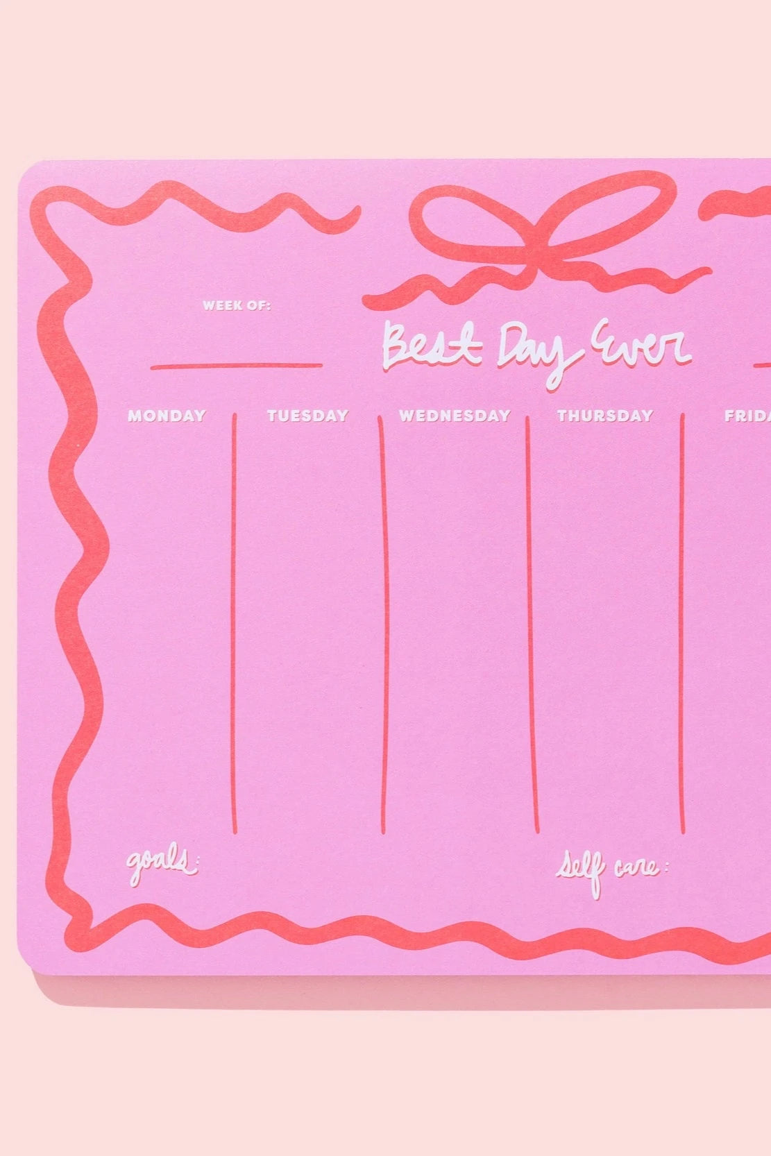 Taylor Elliott | Bow | Weekly Planner