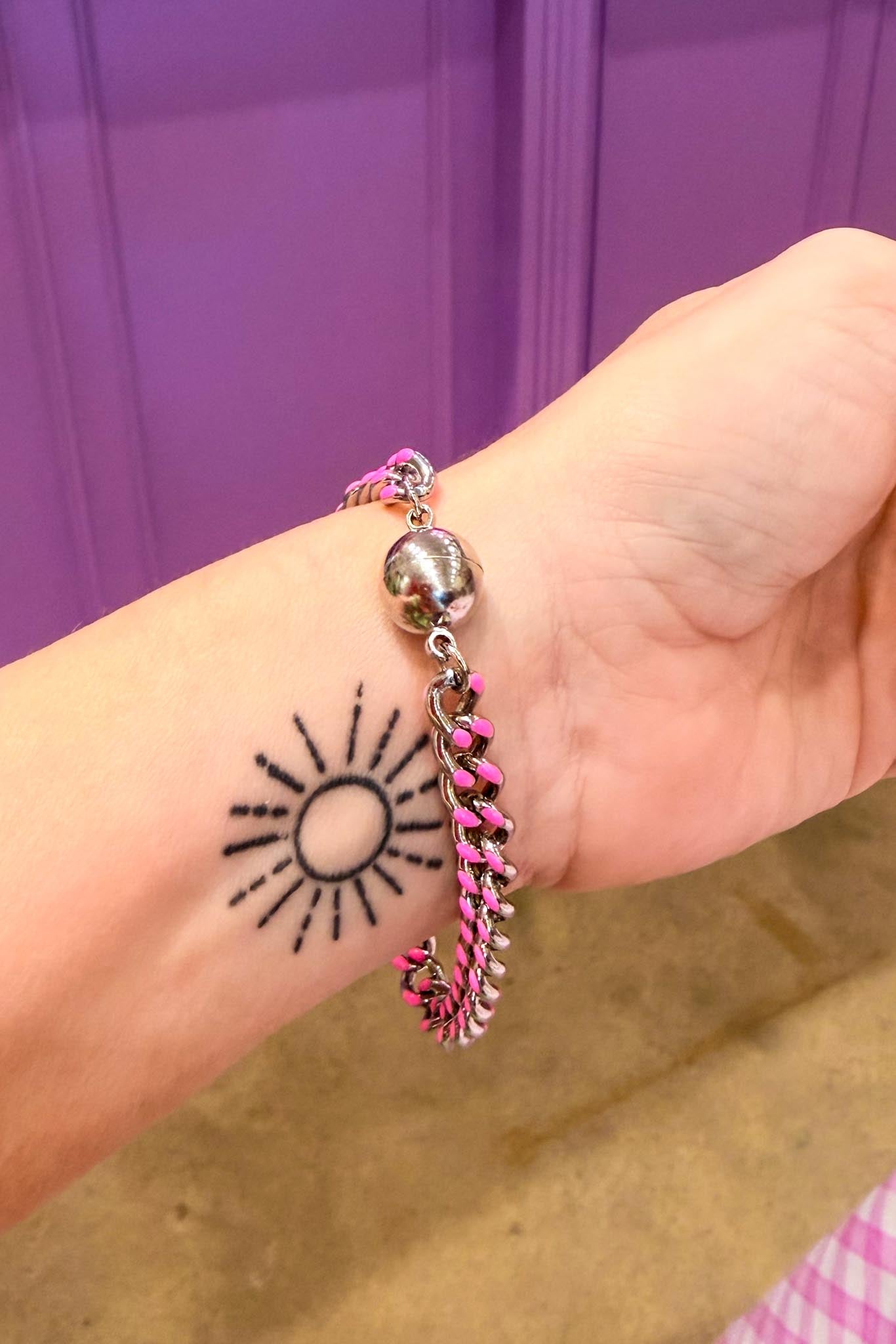 Enamel Chain Bracelets | Multiple Colors