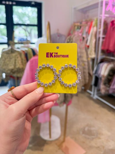 Circle Bling Earrings