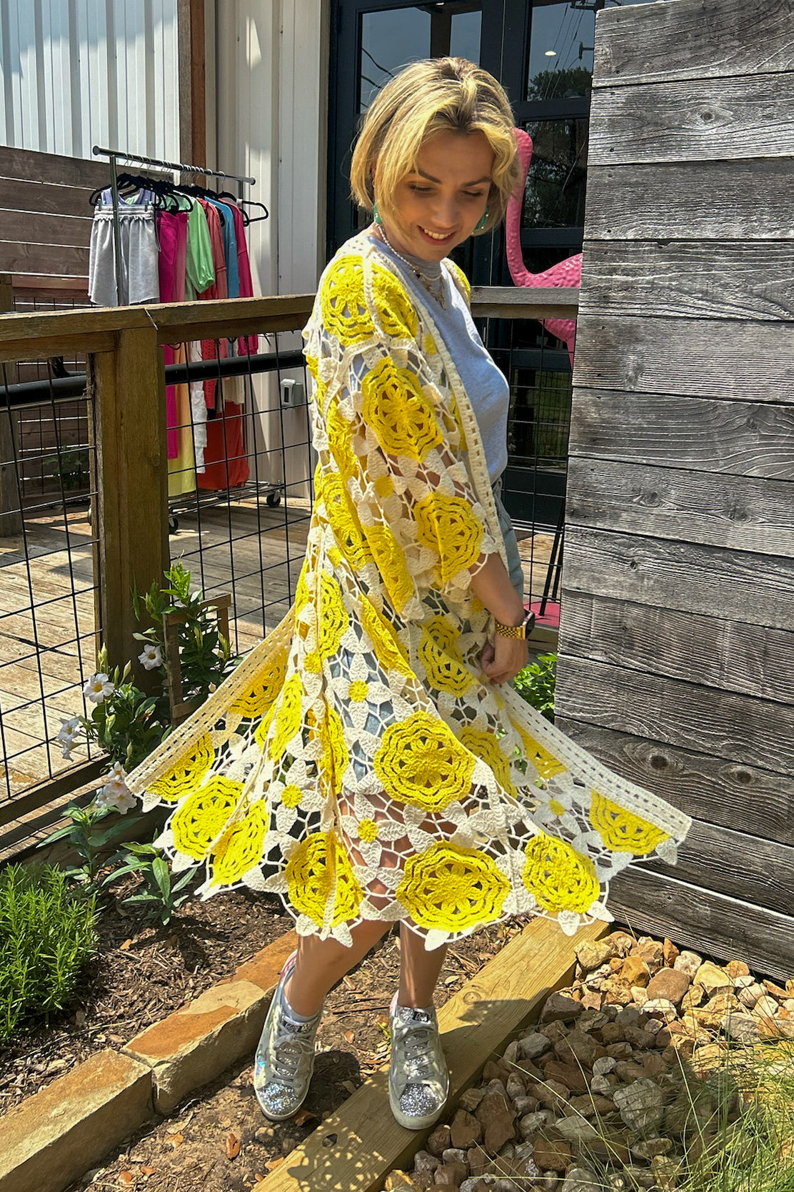 Sunny Blooms Kimono