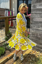 Load image into Gallery viewer, Sunny Blooms Kimono
