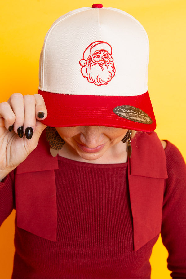 Santa Canvas Hat