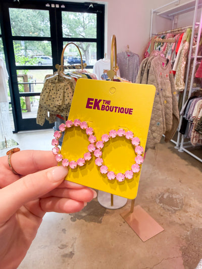 Circle Bling Earrings
