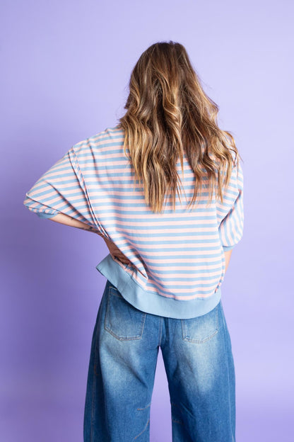 Blush & Blue Top | Reg & Plus