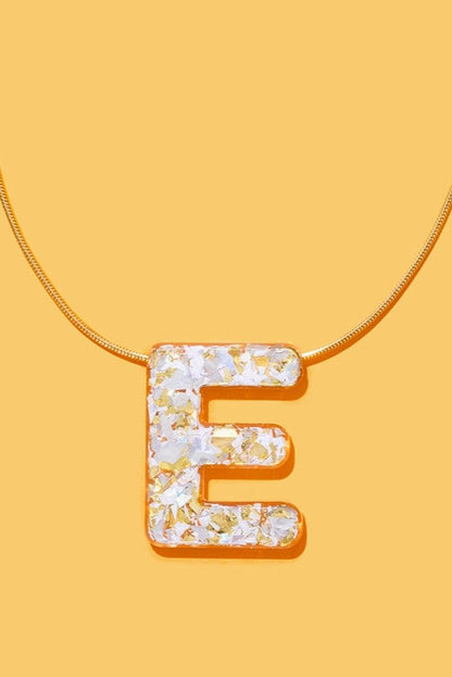 Taylor Elliott | Pearl Confetti Letter Necklace