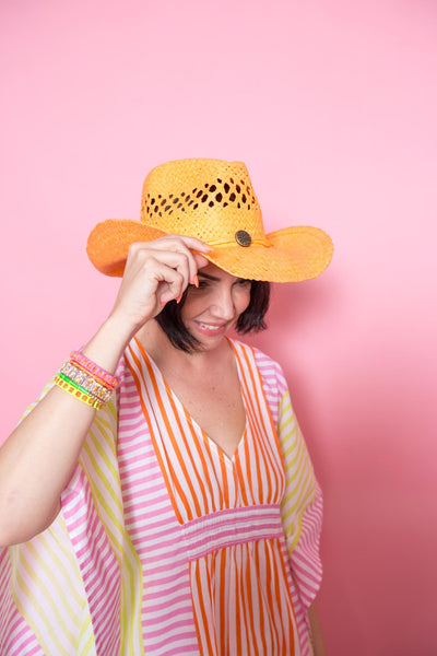 Cowgirl Crush Hat | Available in Green & Orange!