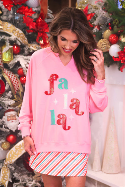 Pre Order Fa La La French Terry Pullover | Reg & Plus