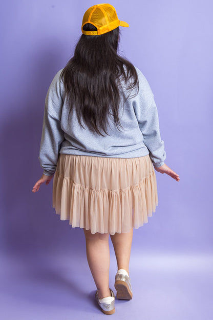 POPFLEX | Pirouette Skirt Café au Lait | Plus