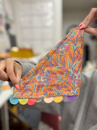 Dreamsicle Sequin Bandana