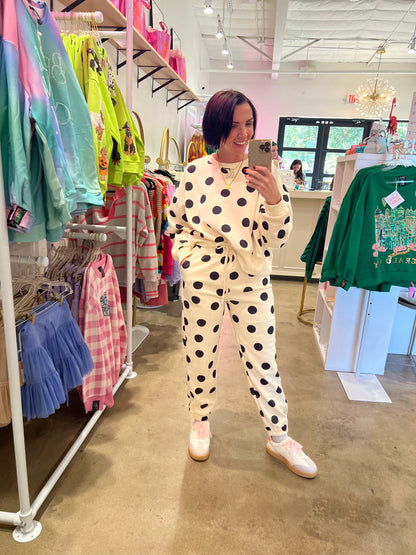Polka Dot Sweatpants