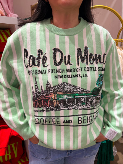 Queen Of Sparkles | Cafe Du Monde Sweater