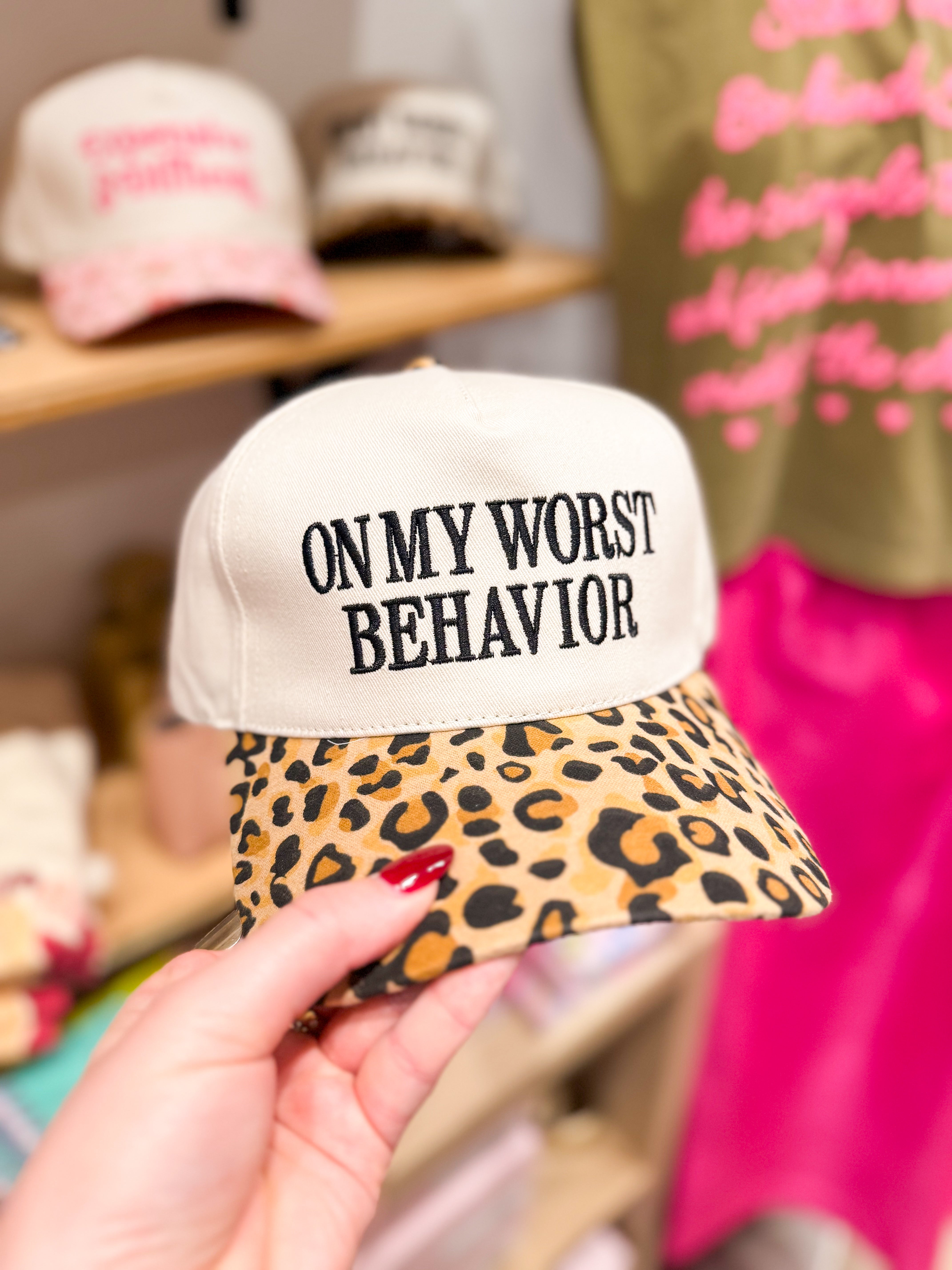 On My Worst Behavior Hat