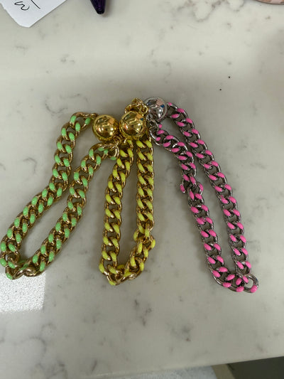 Enamel Chain Bracelets | Multiple Colors