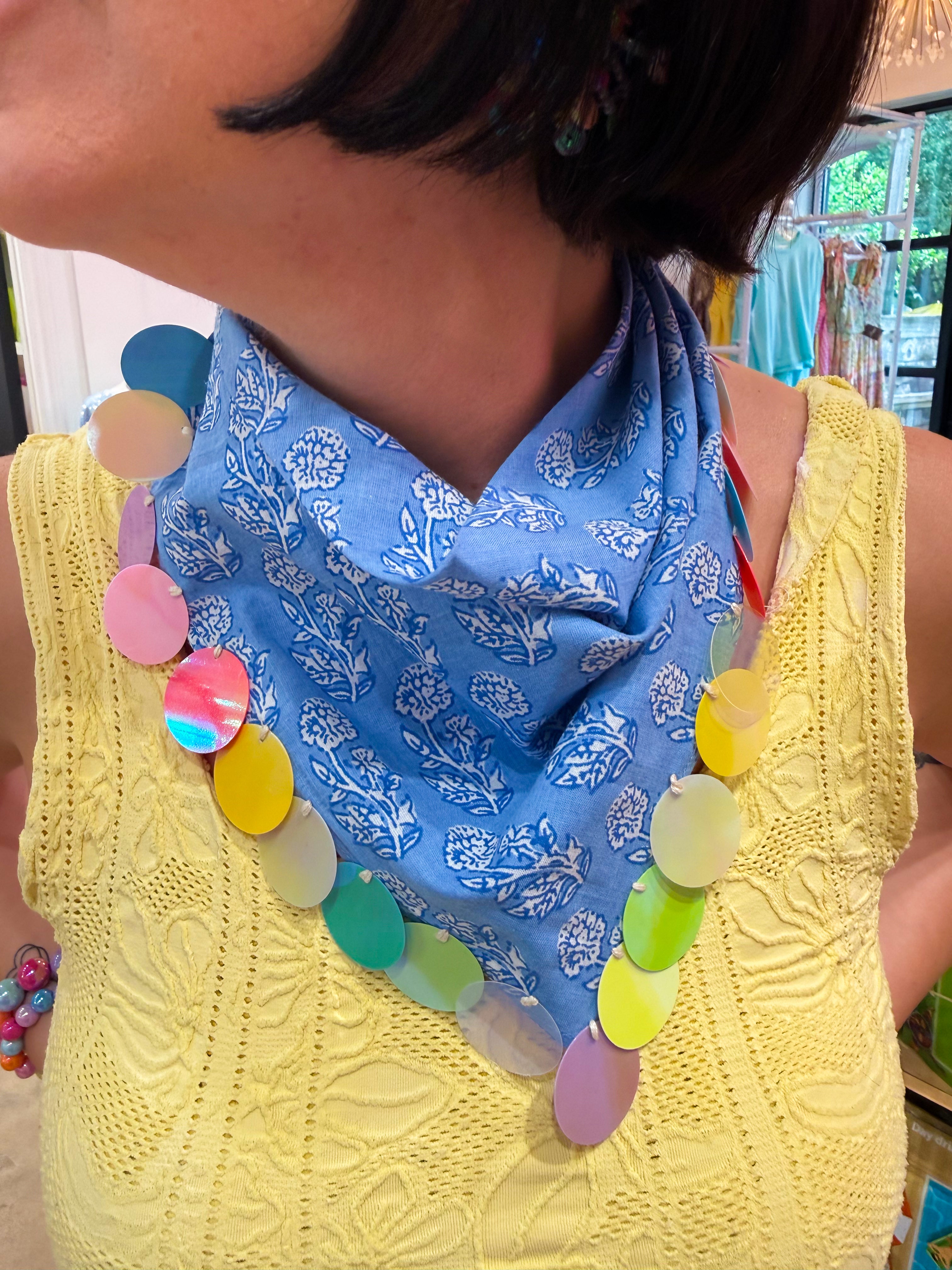 Berry Sequin Bandana