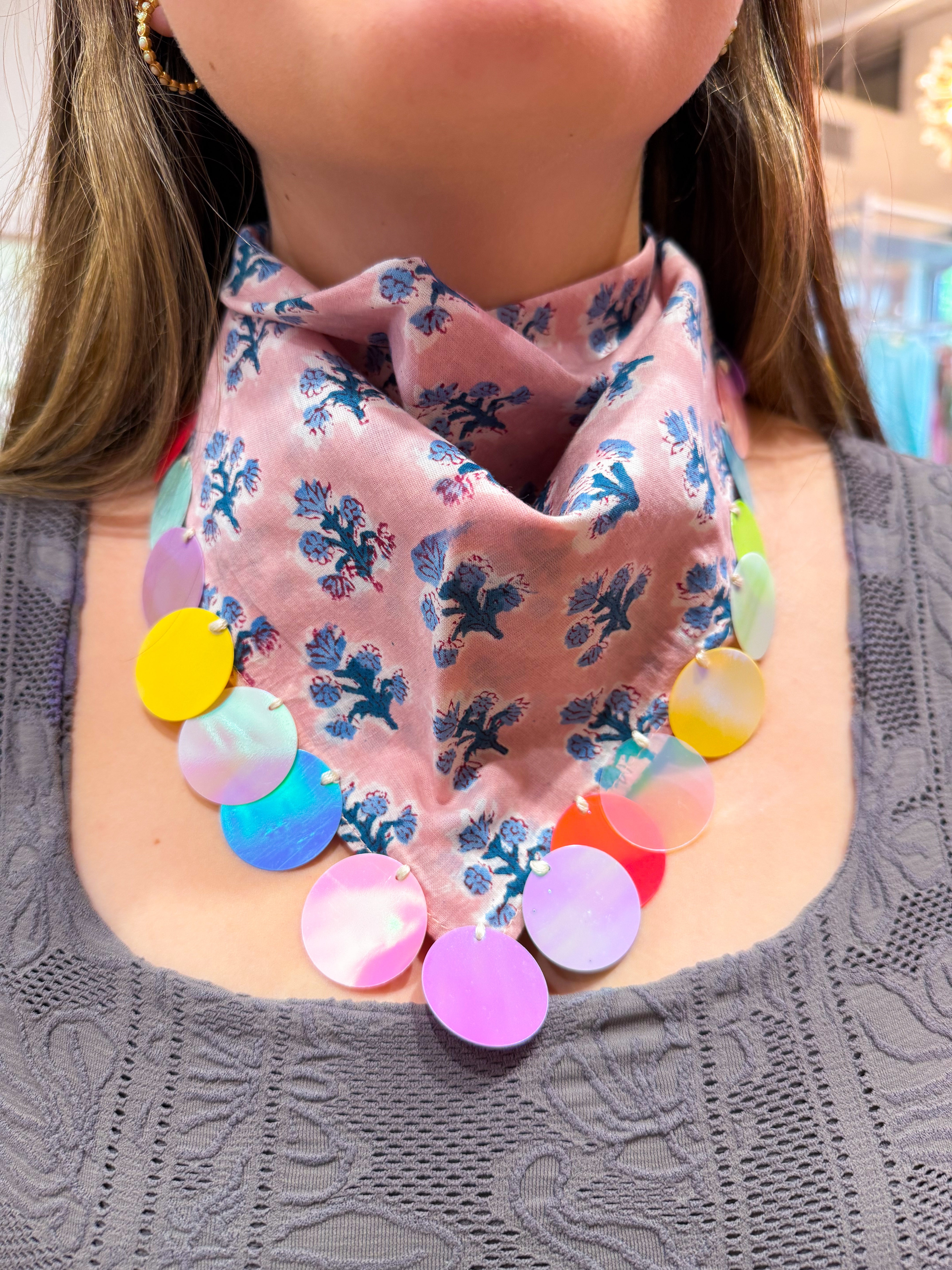 Cotton Candy Sequin Bandana