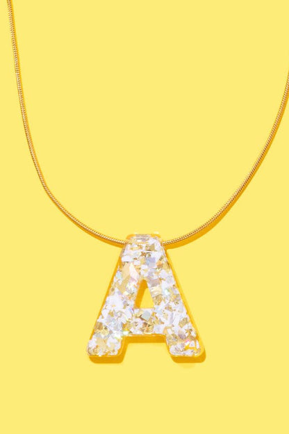 Taylor Elliott | Pearl Confetti Letter Necklace