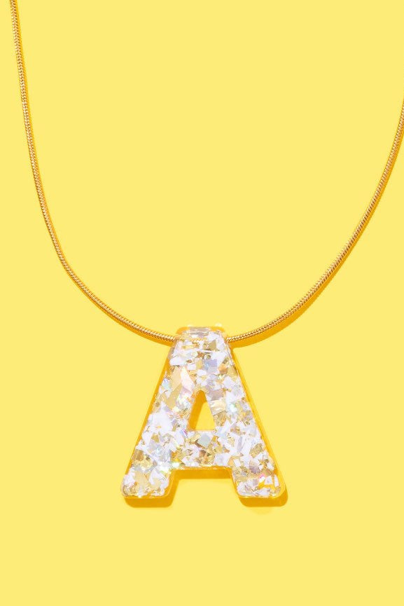 Taylor Elliott | Pearl Confetti Letter Necklace