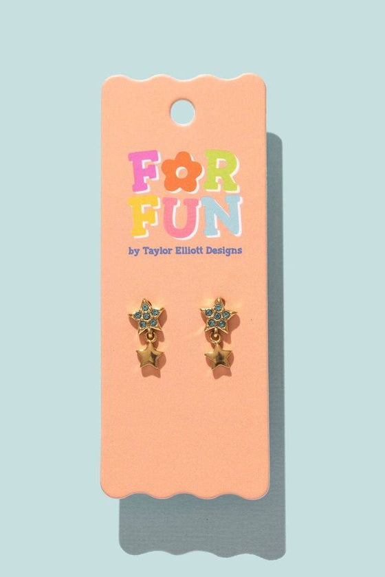Taylor Elliott | Lauren Star Stud Dangle Earrings