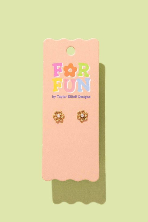 Taylor Elliott | Fiona Flower Stud Earrings