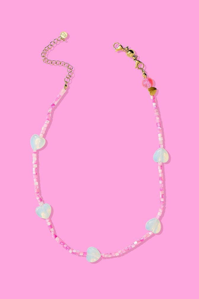 Taylor Elliott | Amore Iridescent Heart Necklace