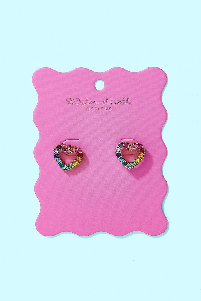 Taylor Elliott | Mae Heart Stud Earrings