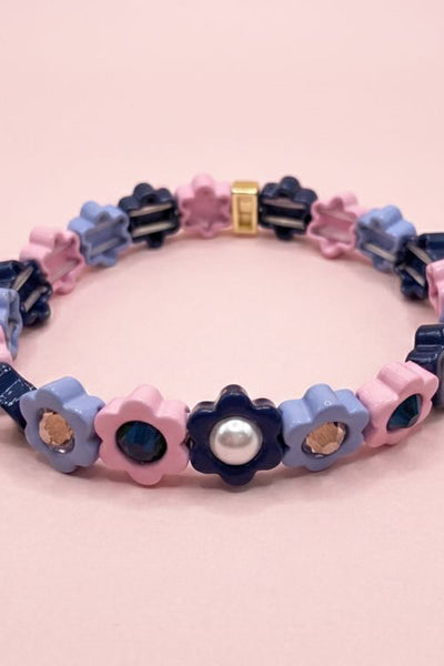 Taylor Elliott | Flowers W/ Assorted Gems - Daisy Bracelet