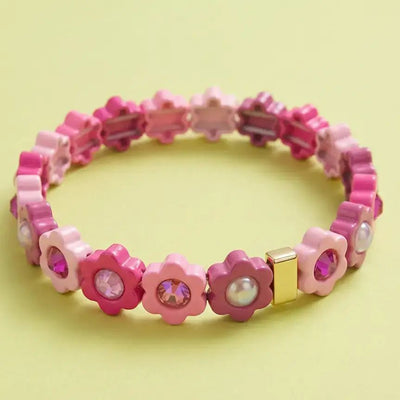 Taylor Elliott | Flowers W/ Assorted Gems - Daisy Bracelet