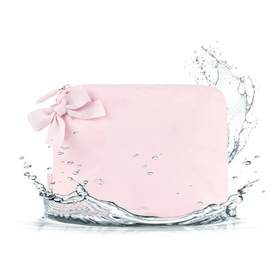 Case-Mate | Ballet Pink Bow Crinkle Makeup Bag