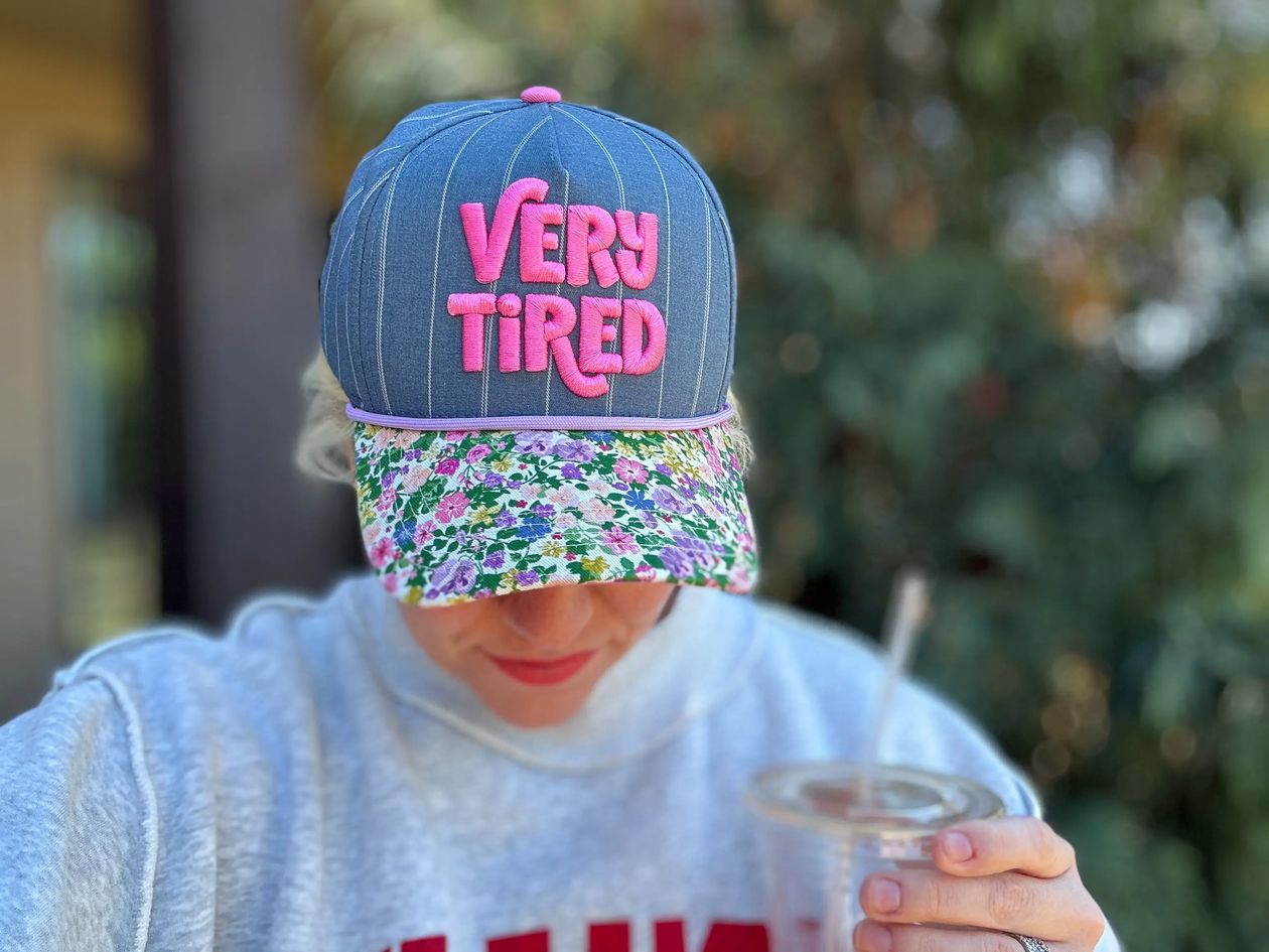 Taylor Elliott | Very Tired Floral Hat