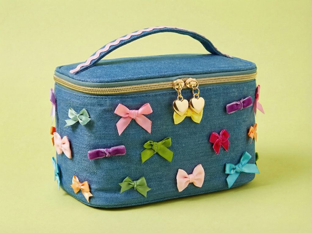 Taylor Elliott | Bella Bows Cosmetic Bag
