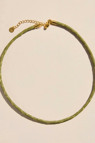 Nickel & Suede | Cord Necklaces Gold Hardware