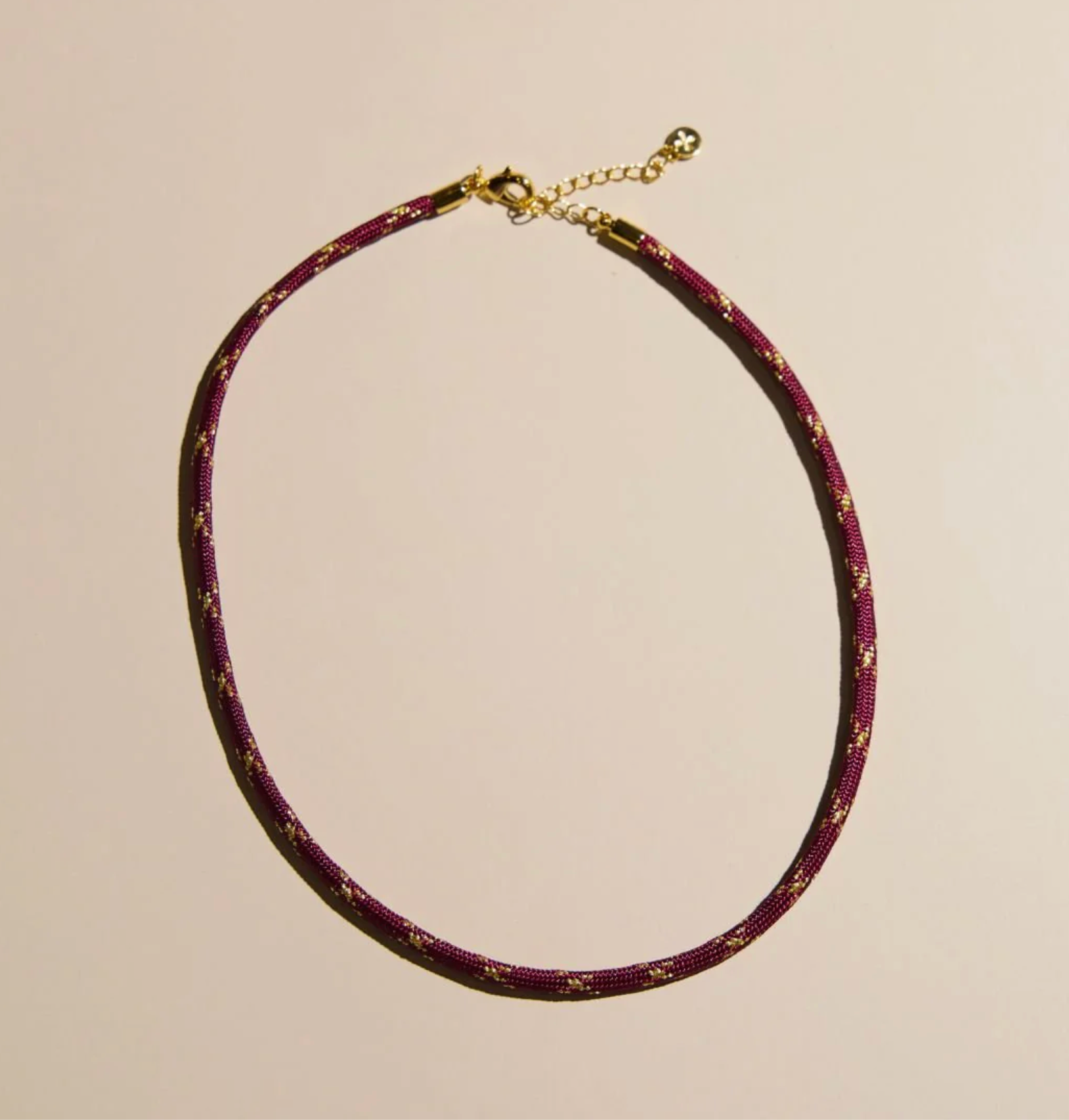 Nickel & Suede | Cord Necklaces Gold Hardware