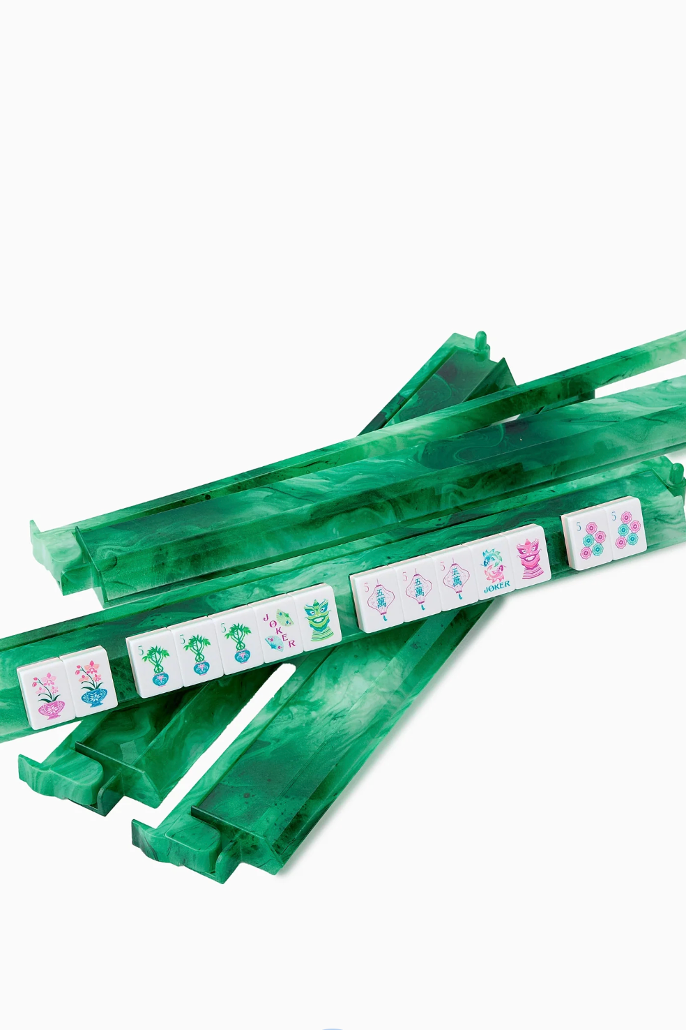OH MY MAHJONG | Agate Rack and Pusher Set