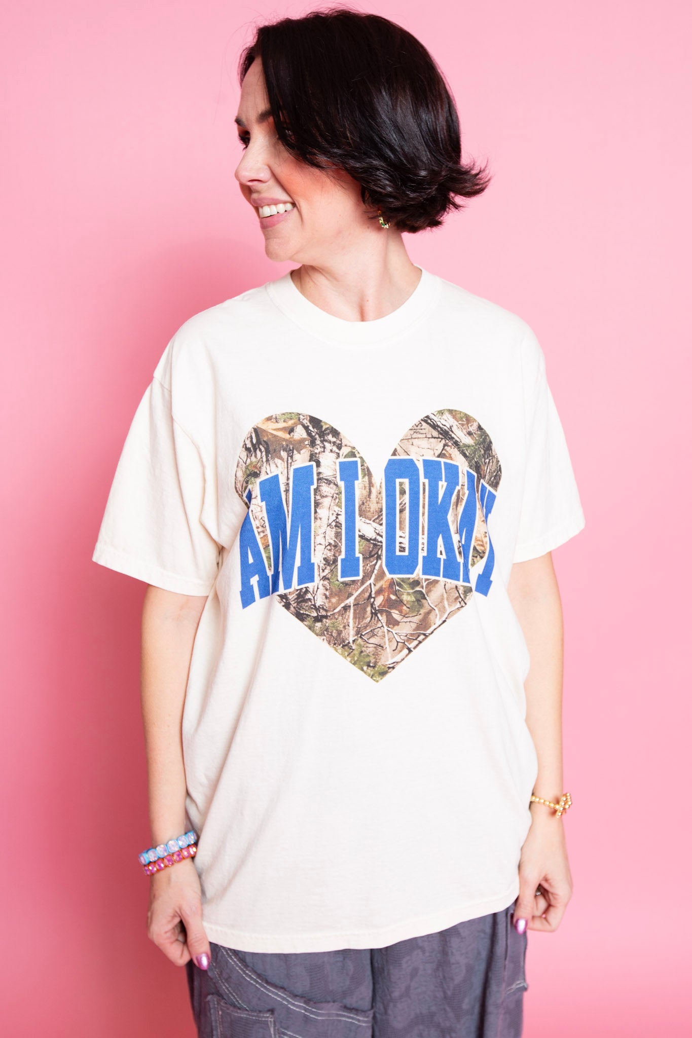 Am I Okay? Heart Tee