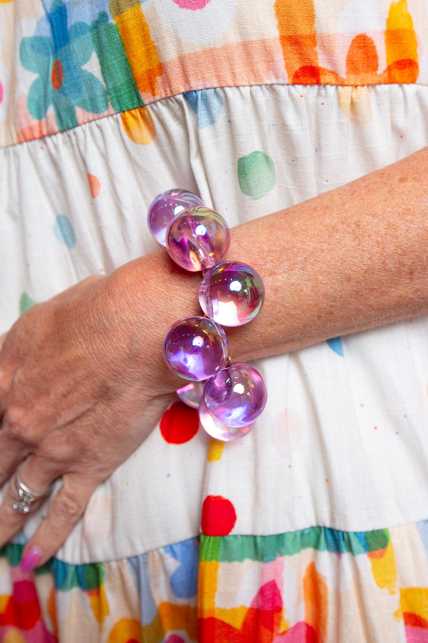 Purple Bubble Bracelet