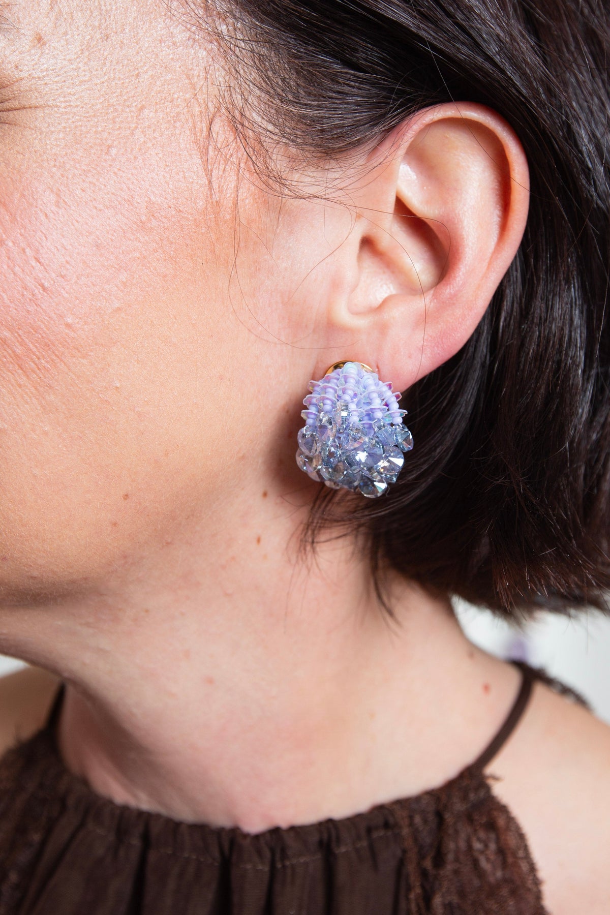 Funfetti Periwinkle Earring