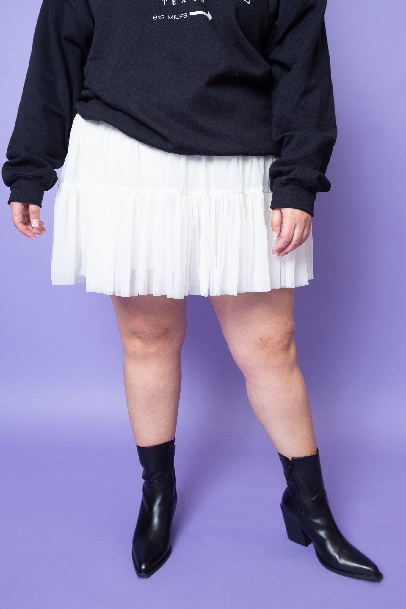 POPFLEX | Pirouette Skirt Ivory | Plus