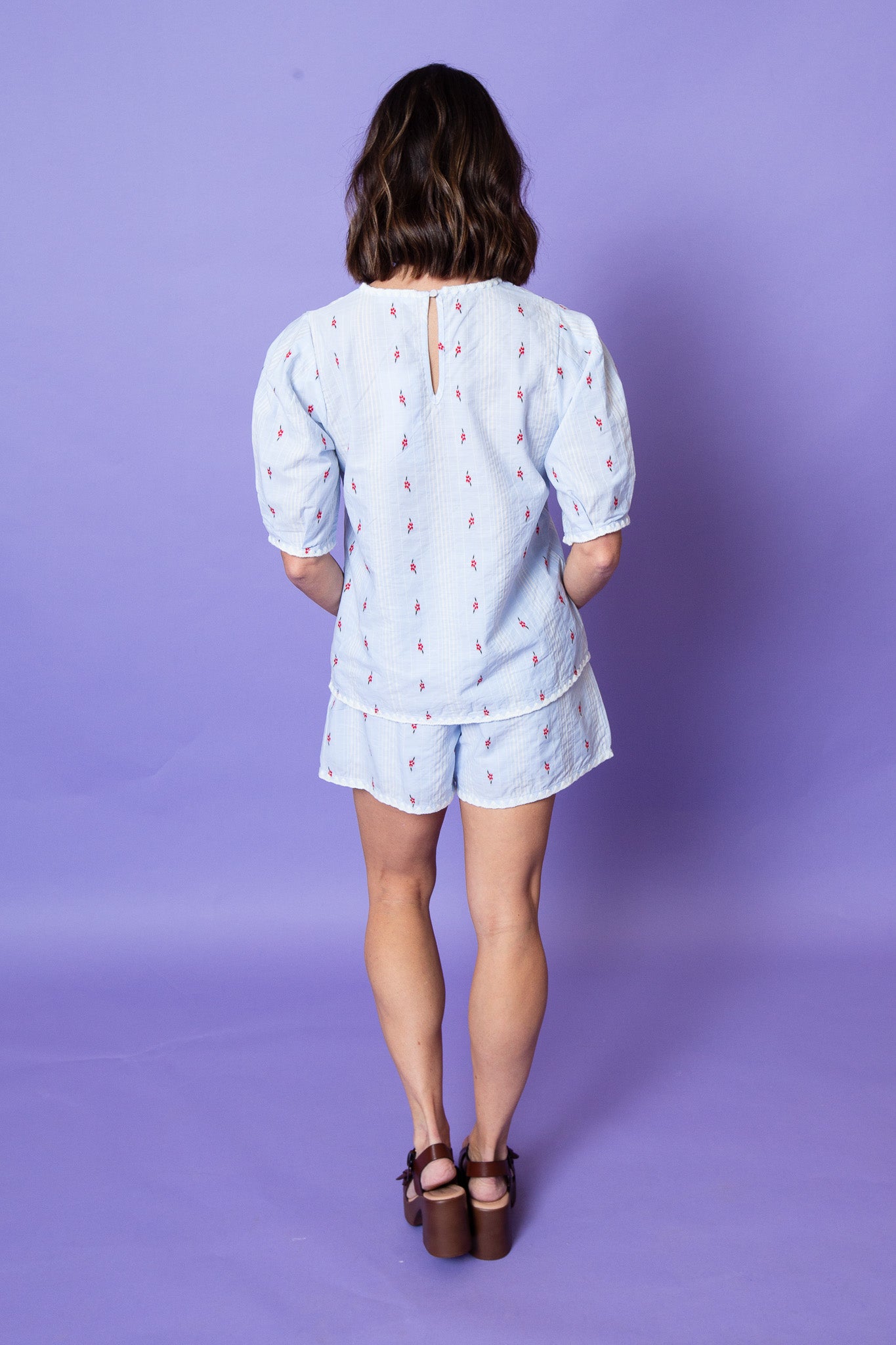 Blue Garden Dreams Top