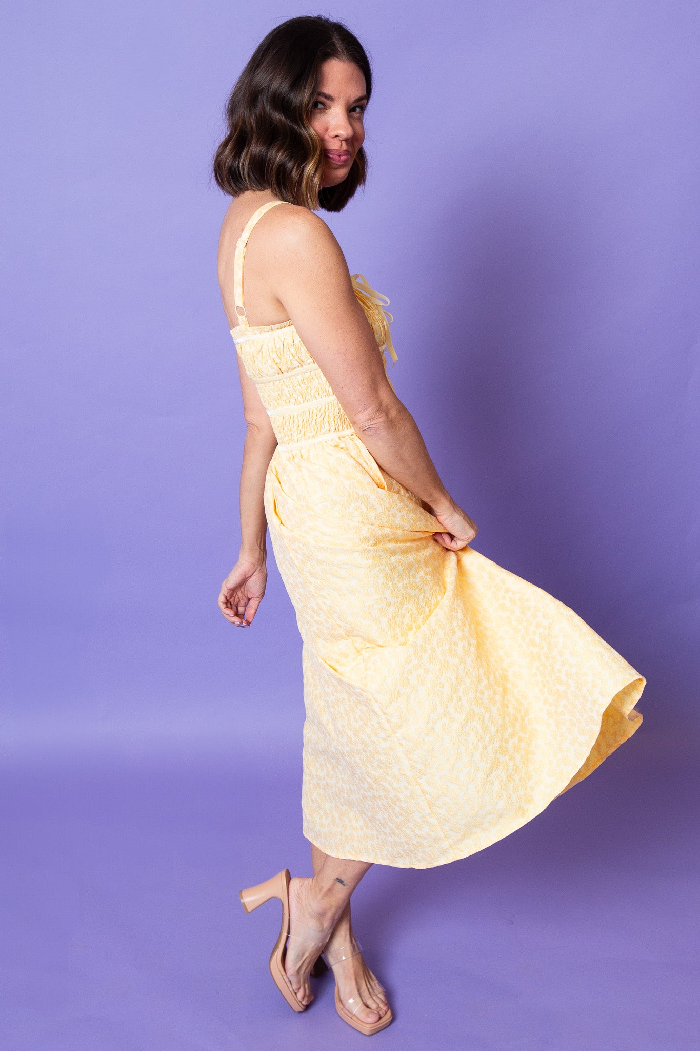 Sunshine Serenade Dress | Yellow