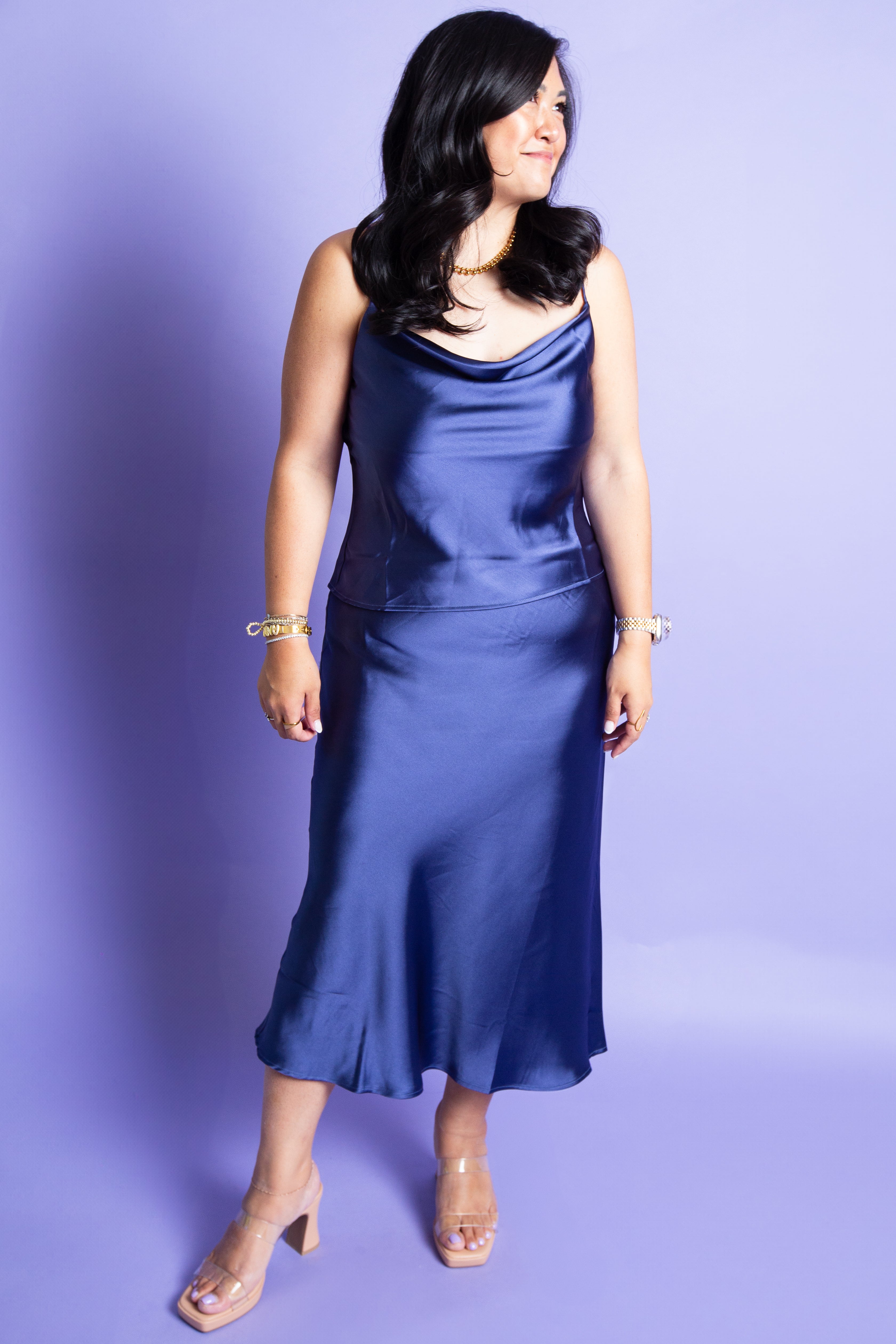 Deep Blue Glam Skirt