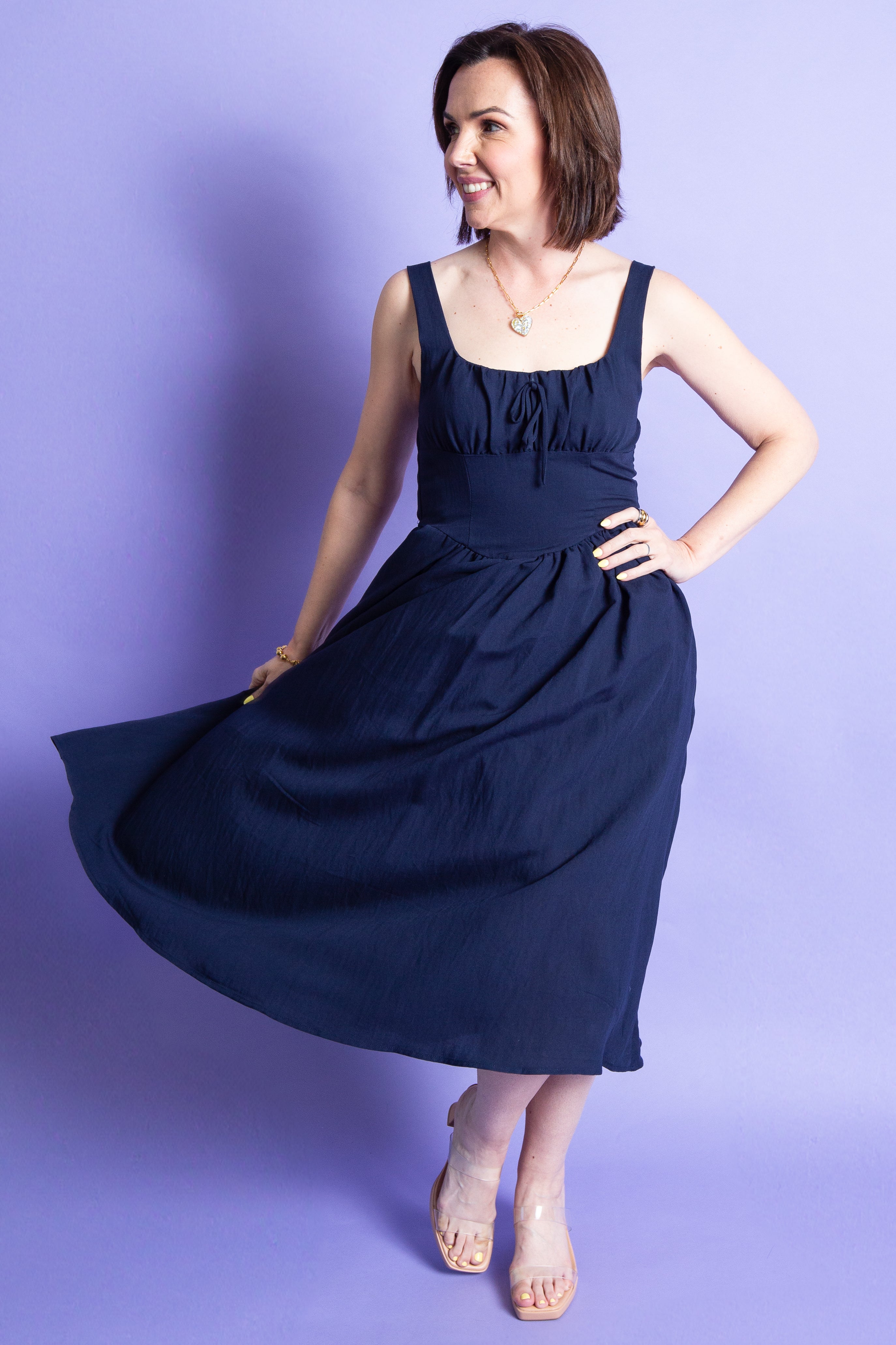Navy Noir Dress