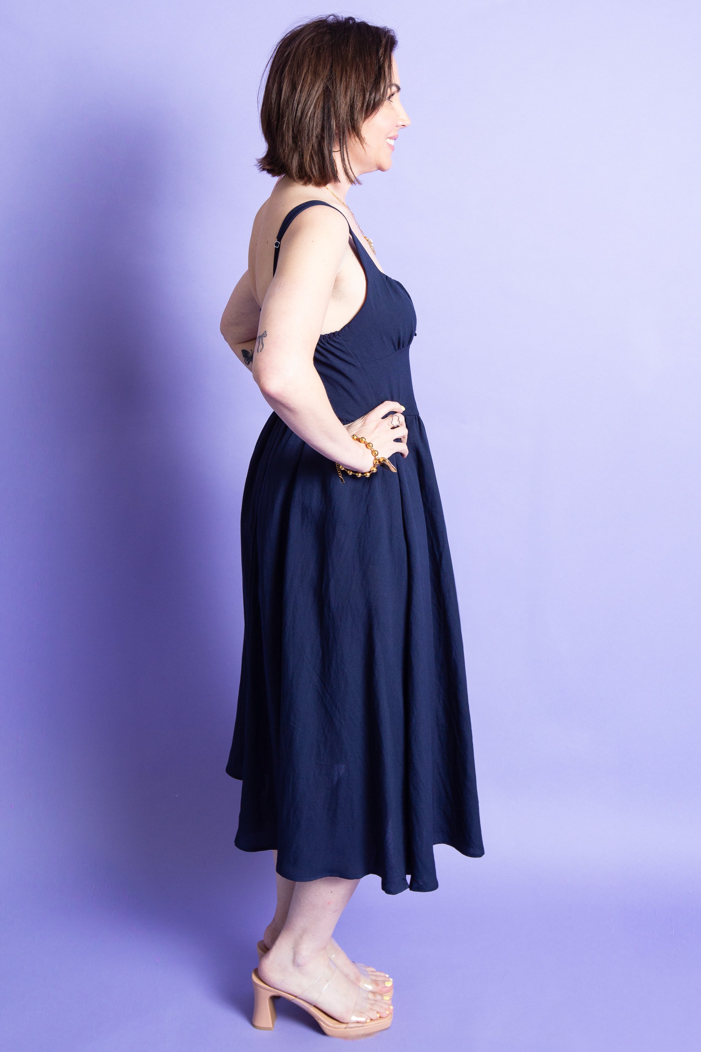 Navy Noir Dress